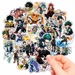 Adesivo Anime Boku no Hero Academia até 100 Adesivos Figurinha Midoriya, Bakugo, Todoroki, All Might em Oferta na Shopee