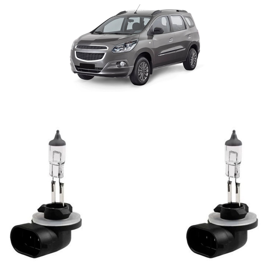 Lâmpada Automotiva Halógena Spin 2012 2013 2014 2015 2016 2017 2018 2019 2020 2021 H27 12V 27W - Spare Parts and Accessories for Vehicles