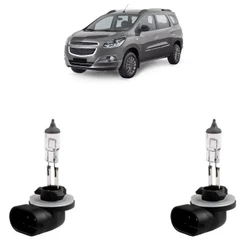Lâmpada Automotiva Halógena Spin 2012 2013 2014 2015 2016 2017 2018 2019 2020 2021 H27 12V 27W
