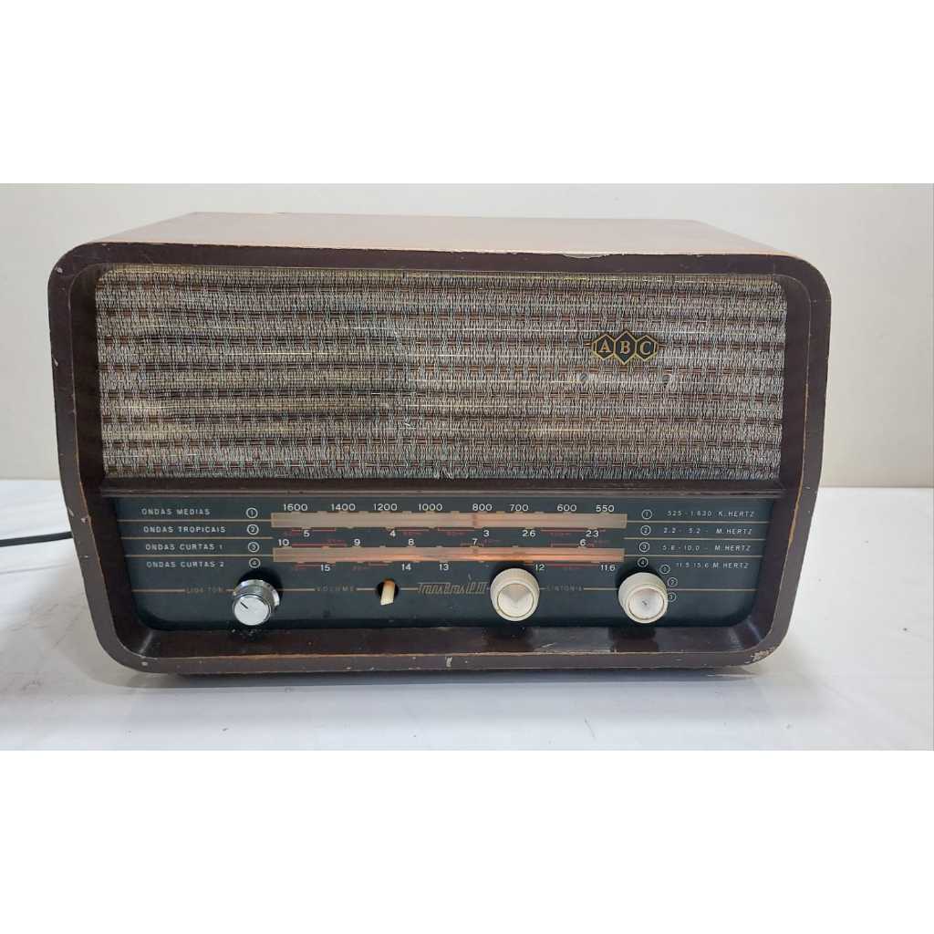 Rádio Antigo Abc Mod 7147 Apl - Com Defeito