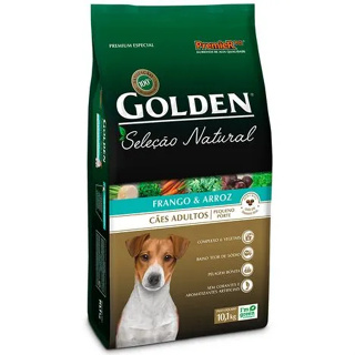 Golden Seleção Natural Cães Adulto Frango Mini Bits 10,1Kg em Oferta na Shopee