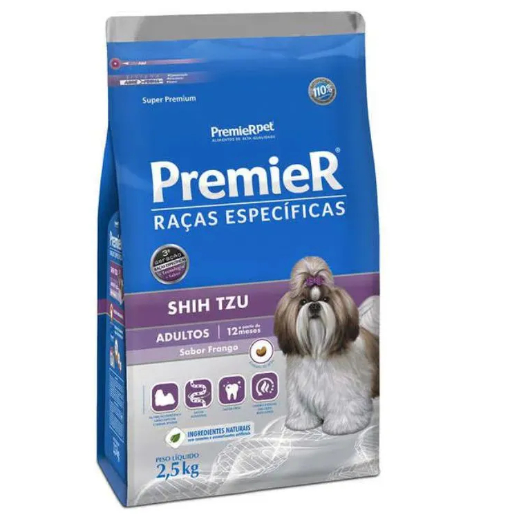 Ração Premier Raças Específicas Shih Tzu Adulto 2,5 kg Frango