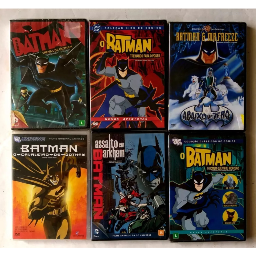 Dvd Desenho Batman - Colecao