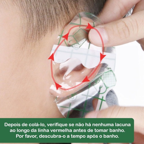 Kit 20 Protetor Ouvido Impermeável Bebê Banho Natação Praia Qualidade premium com Envio Imediato