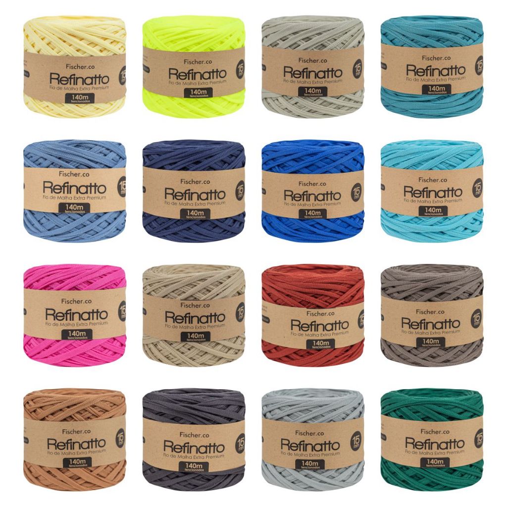 Fio De Malha Refinatto 15mm Extra Premium Fischer em Oferta na Shopee
