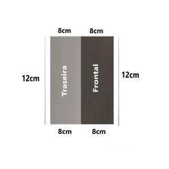 Kit Película Polarizada + Prateada 12 x 8 cm Para Displays