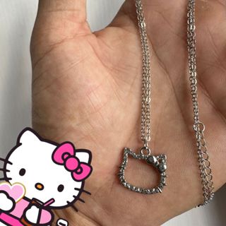 Colar Hello Kitty Minimalista elegante feminino