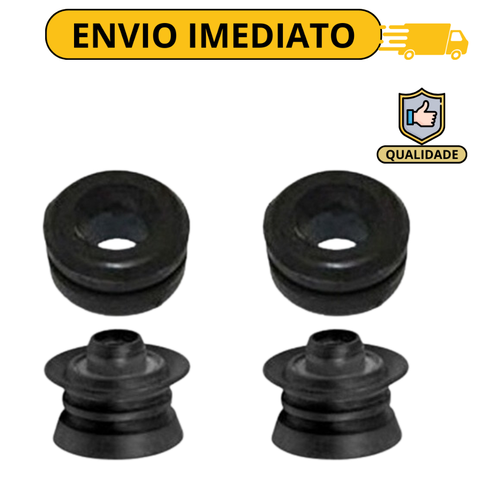 Kit Bucha Amortecedor Traseiro Corsa Prisma Celta Classic Novo Corsa Joy 1994 1995 1996 1997 1998 1999 2000 2001 2002 2003 2004