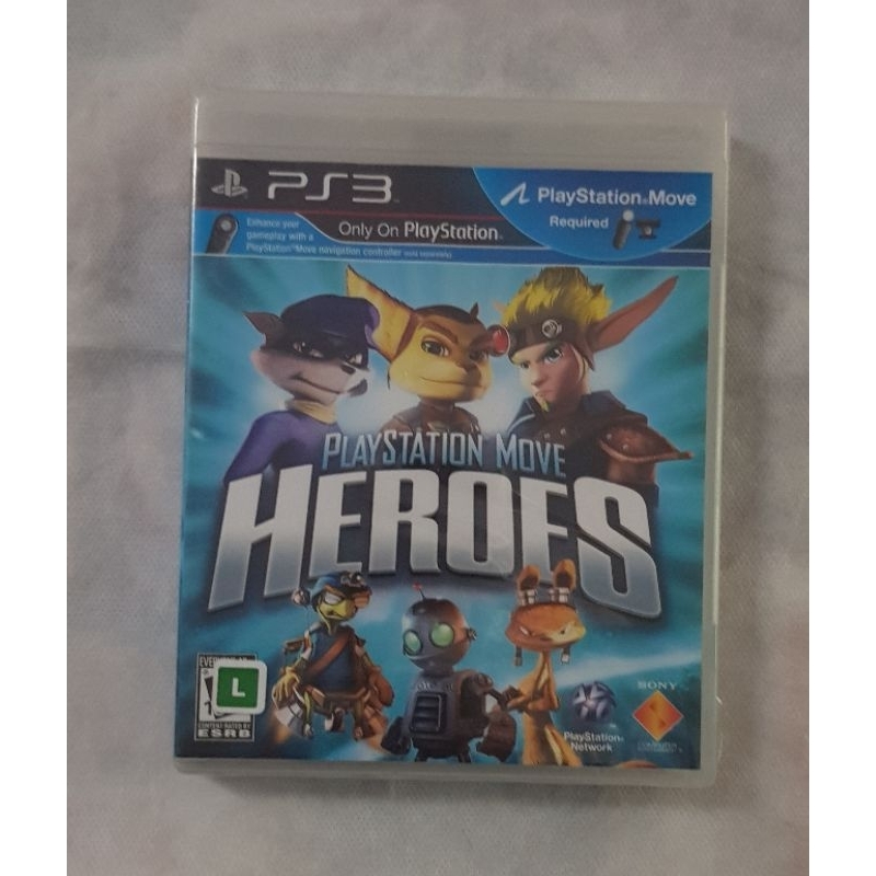PLAYSTATION MOVE HEROES PS3 NOVO LACRADO!