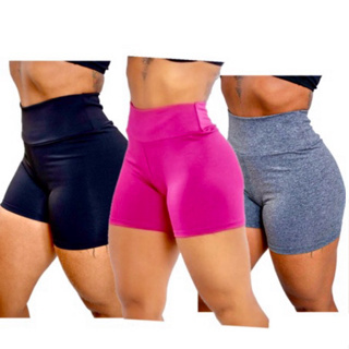 kit 3 SHORTS ZERO TRANSPARÊNCIA curto academia treino em Oferta na Shopee