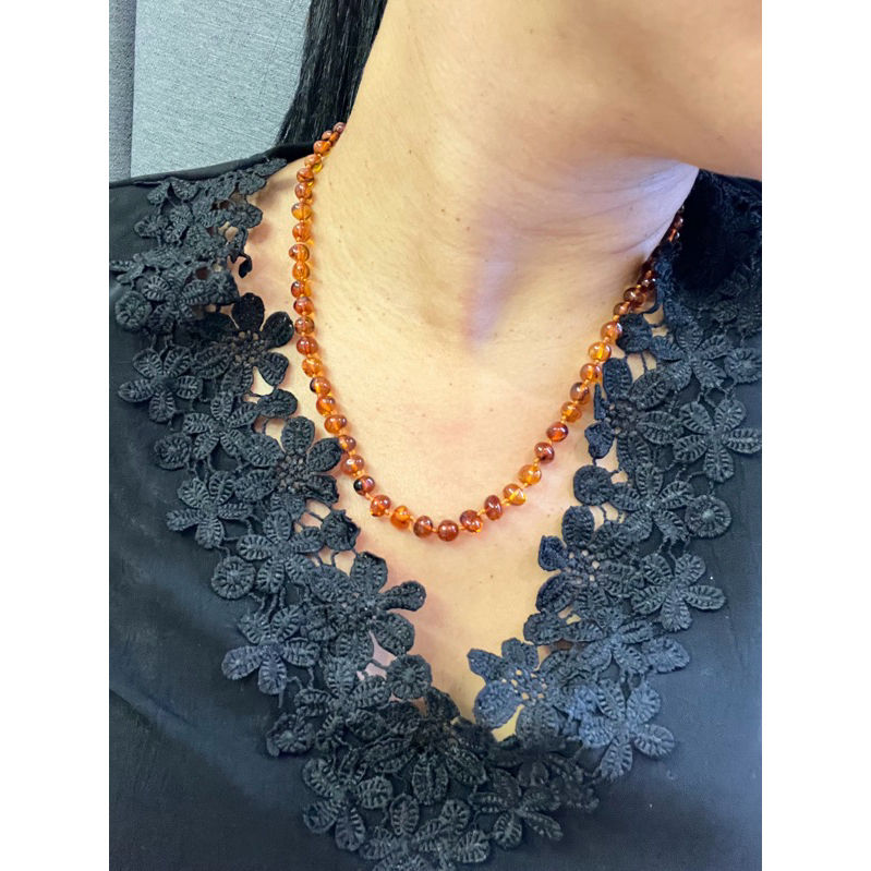 Colar De Âmbar Adulto Original - 45cm em Oferta na Shopee