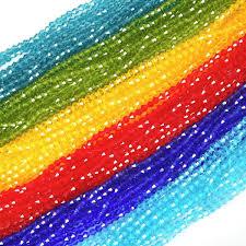 Fios De cristal achatado chines 8mm kit com 3 unidades em Oferta na Shopee