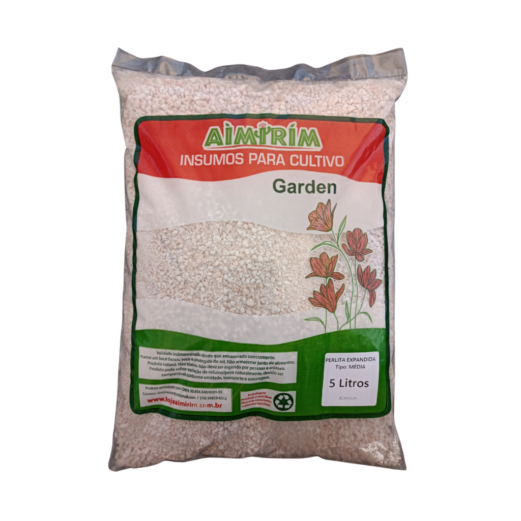 Perlita Expandida Média - 5 Litros