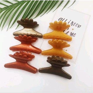Kit 5 Piranhas de Cabelo Presilha de Salão Para Tintura e Hidratação Prendedor de Cabelo