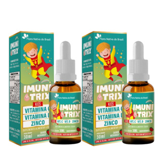 2 Imunitrix (Vitamina C, Vitamina D, Zinco) 30ml em Oferta na Shopee