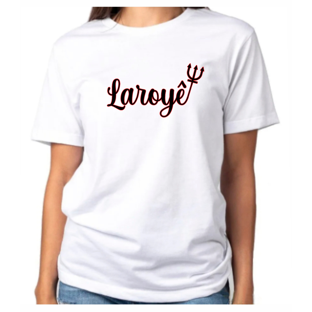 Camiseta Baby Look Raglan Feminina ou Camiseta Raglan Unissex Religião Laroyê Exu Pomba Gira Umbanda 97