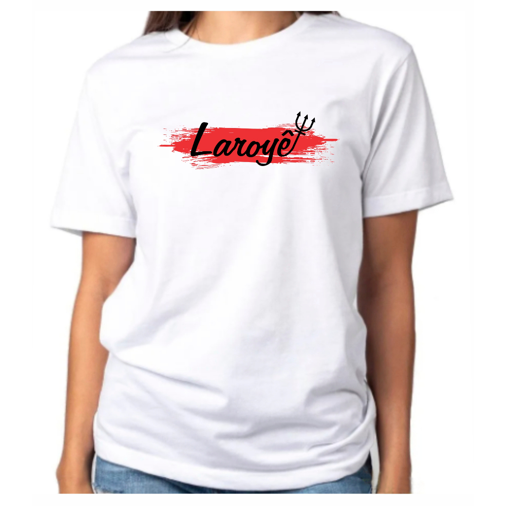 Camiseta Baby Look Raglan Feminina ou Camiseta Raglan Unissex Religião Laroyê Exu Pomba Gira Umbanda 98