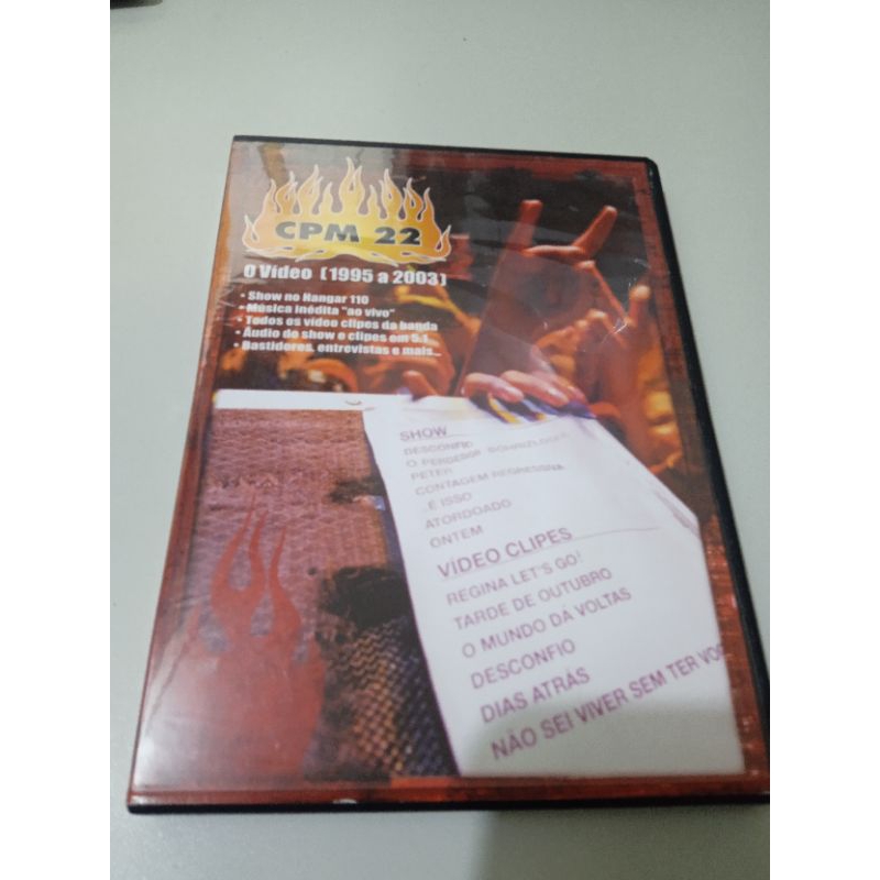 DVD cpm 22 - vídeos - ótimo estado mídia e capa