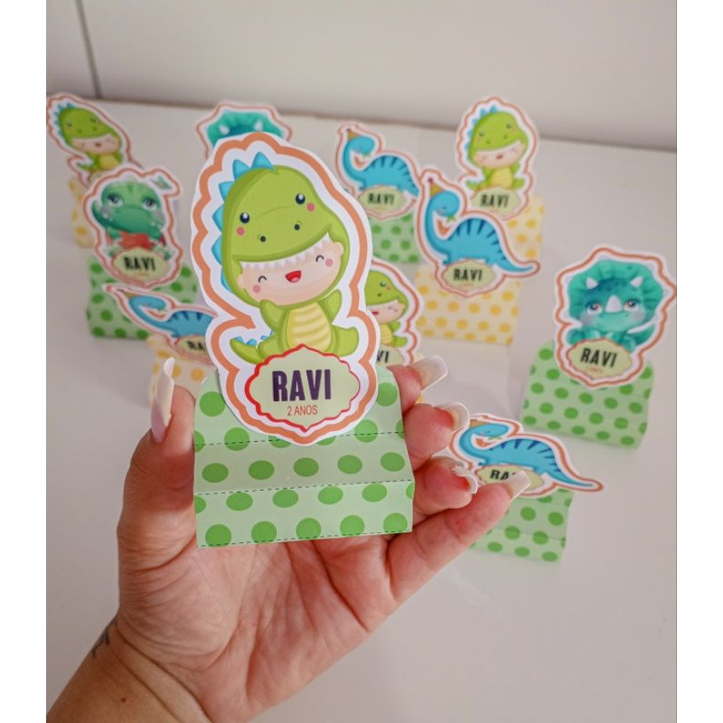 Kit Porta Bis Duplo Aniversário | Festa Dino Baby, Dinossauro bebê -  Lembrancinhas Personalizados.
