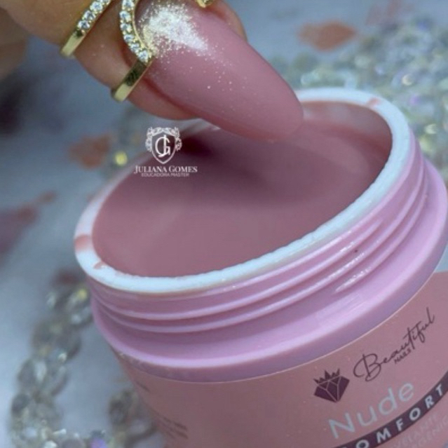 Gel Comfort Nude 14g - Beautiful Nails - Autonivelante em Oferta na Shopee