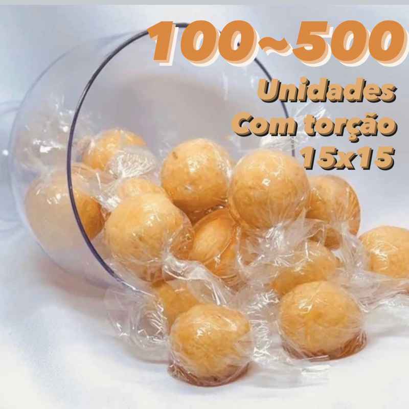 KIT PAPEL CELOFANE COM TORÇÃO INCOLOR 15x15 OFF em Oferta na Shopee