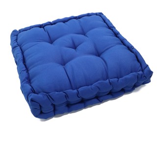 Almofada Cheia Futon Alta Turca Cor Lisa 40x40x10cm Almofada Assento Decoração Espaço Zen