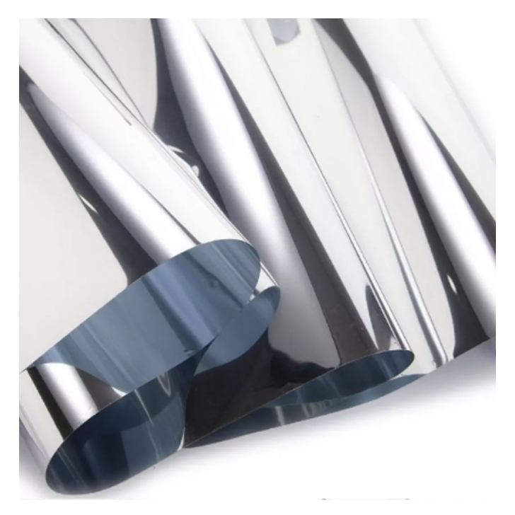 Insulfilm Prata Espelhado 1,50 x 20m Profissional Poliester