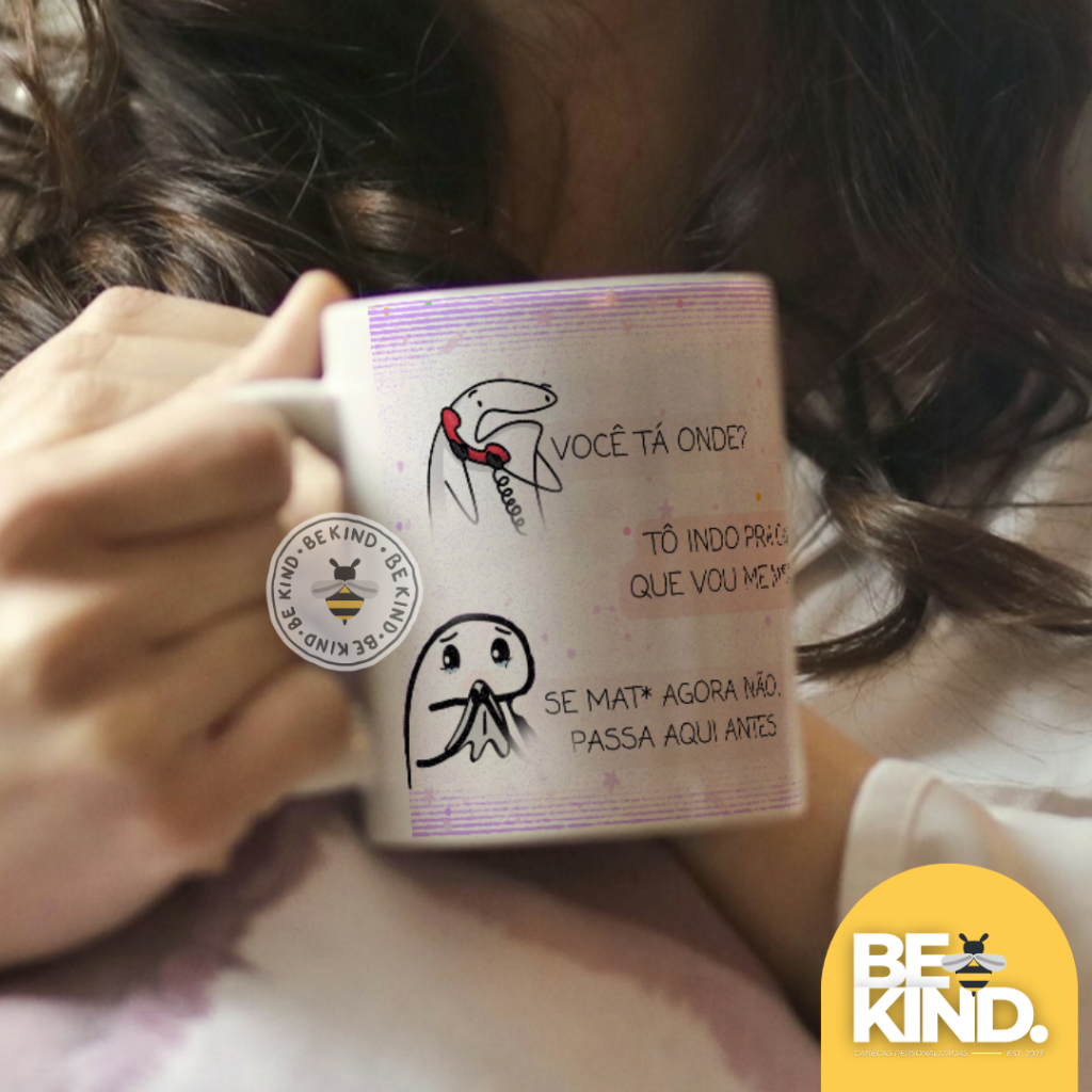 Caneca Personalizada com sua foto "Passa aqui primeiro" Sueli e Fátima - Tapas e Beijos Amizade | be kind.