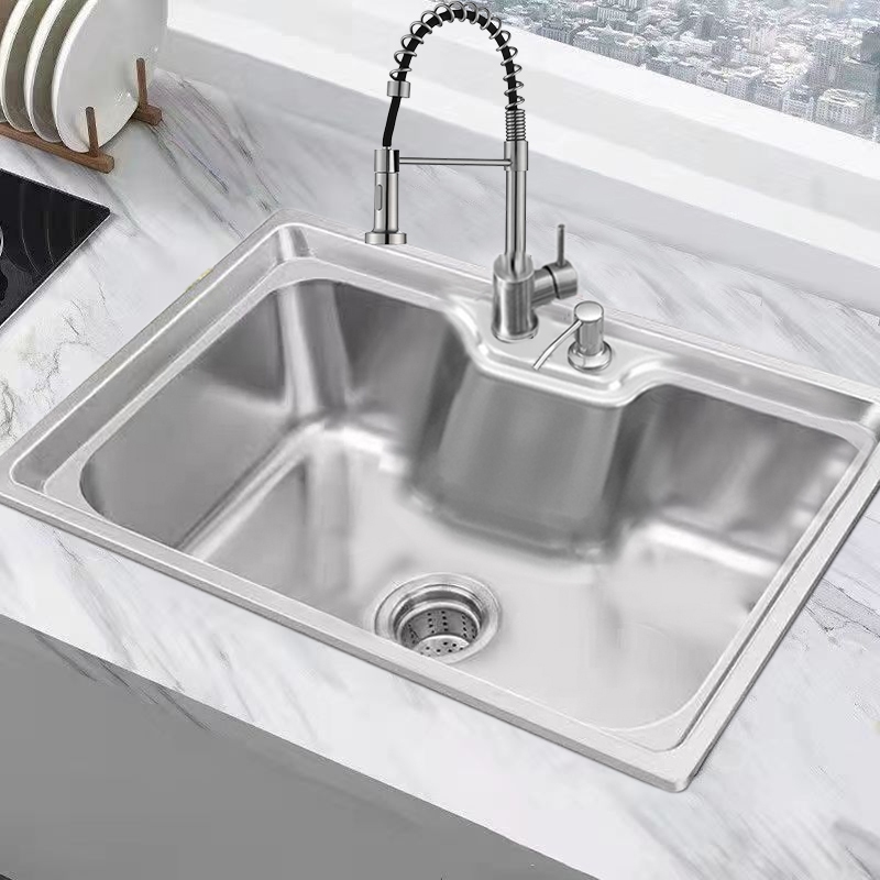 Kit Cuba de Cozinha Gourmet  Aço Inox 304 60x42cm e 50x40cm com Acessórios