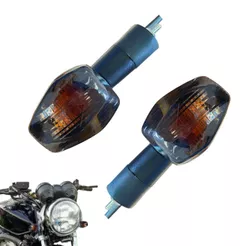 Par Pisca Honda Cb 600F Hornet 2005 2006 Até 2015 Fume Dianteiro Traseiro