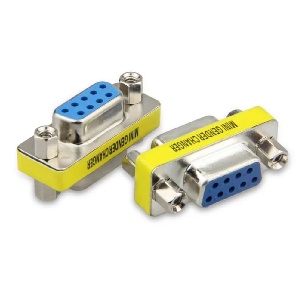 10*adaptador / Emenda Serial Db9 Macho X femea 9 Pinos Rs232