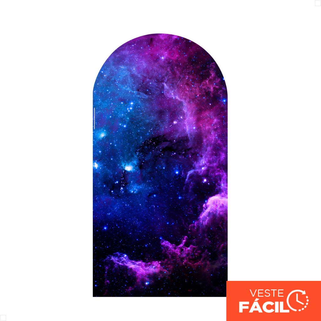 Capa Painel Romano Festa Galáxia Universo Sublimado Em Tecido Com Elástico 2x1m em Oferta na Shopee