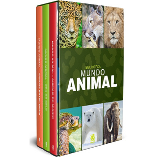 Biblioteca Mundo Animal - Box com 3 Livros em Oferta na Shopee