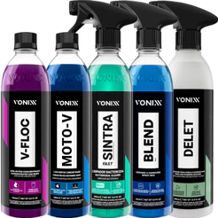 Delet Limpador de Pneus Borracha Moto-V V-Floc Shampoo Sintra Blend Spray Vonixx