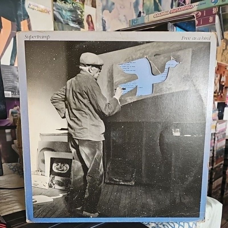 LP Supertramp - Free as a Bird (Encarte interno)