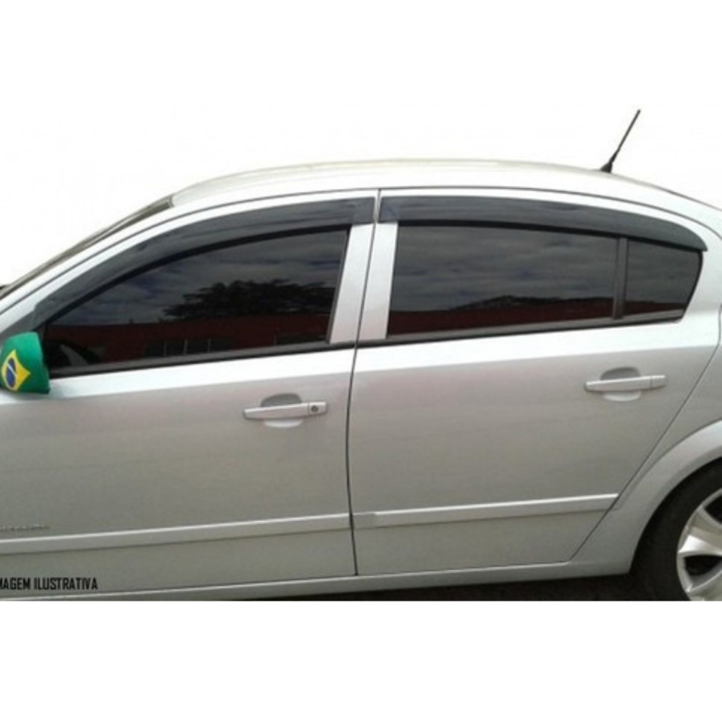 Calha Chuva Defletor Vectra Sedan 2006 À 2011 4p Tg Poli