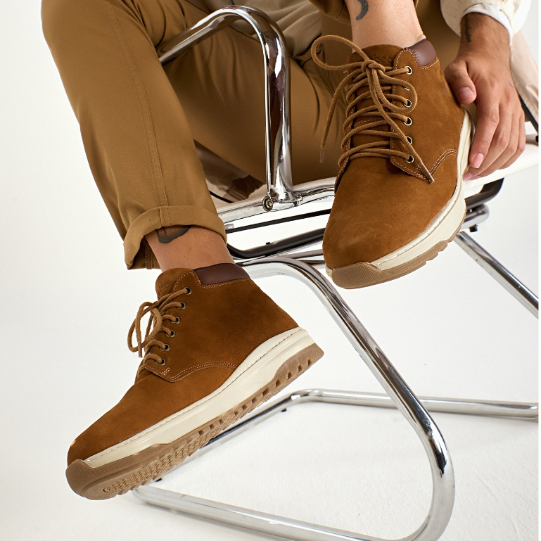 Bota Quebec Ranger Camel em Couro