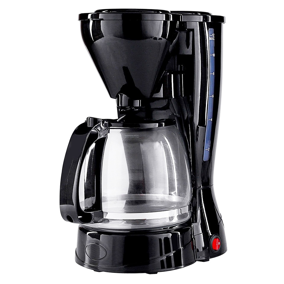 Cafeteira Elétrica 800W Jarra de Vidro 12 Xicaras 110v Com 1,5 litros