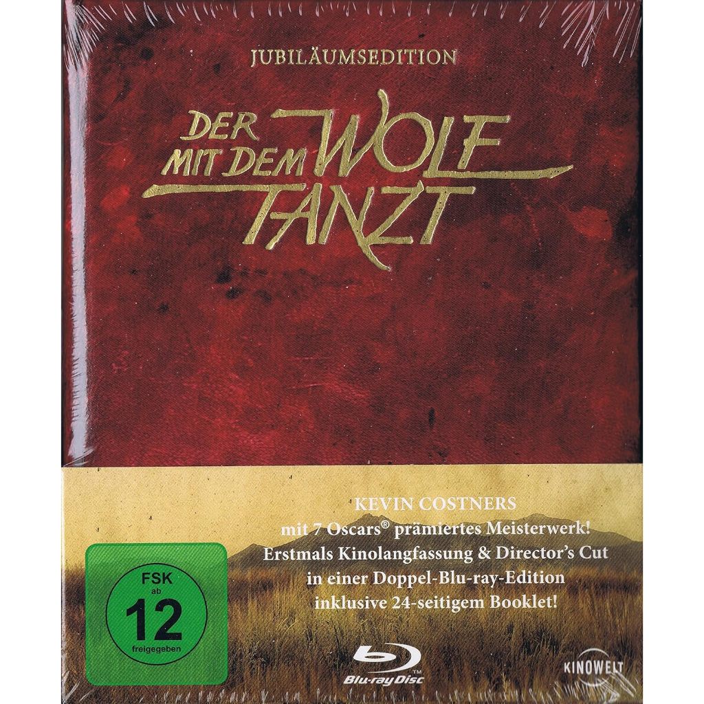 Blu-ray Dança Com Lobos  Kevin Costner Warner 2 Discos Digibook Pt-br