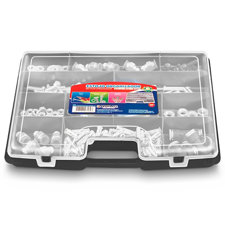 ESTOJO ORGANIZADOR , PESCA, FERRAMENTAS , PARAFUSOS EM GERAL TOY 25392 em Oferta na Shopee