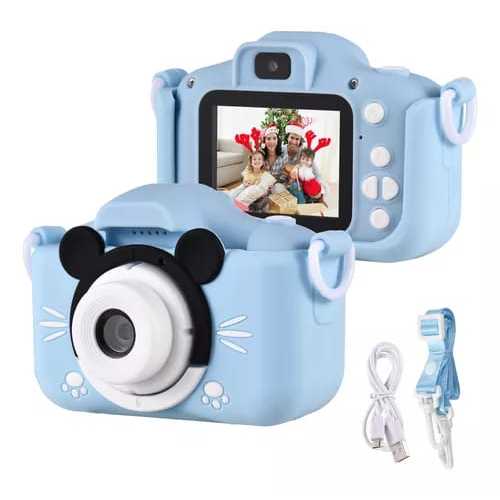 Câmera Digital Filmadora Ratinho Infantil Mini Visor E Som - Envio Imediato!