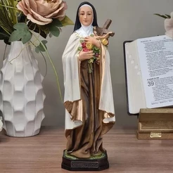 Imagem Santa Terezinha Pequena 20cm Resina