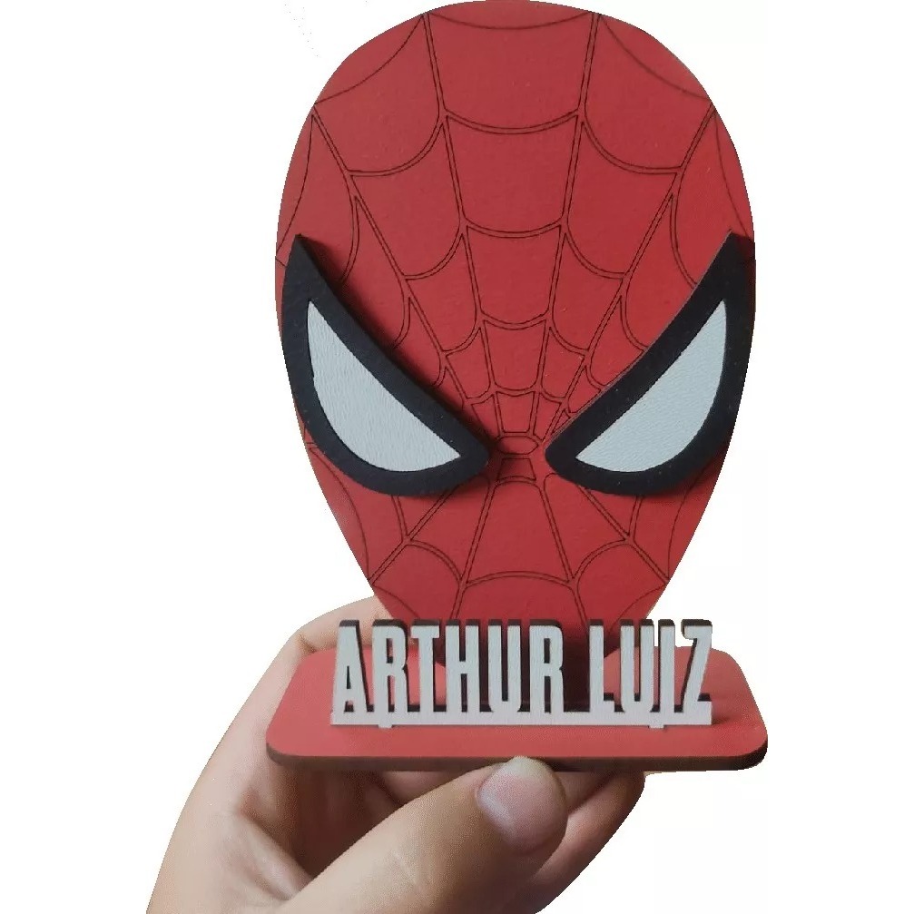 Totem Homem Aranha Centro de Mesa Totem Homem Aranha