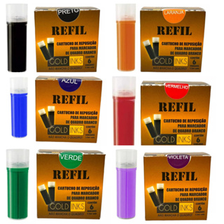 Refil Para Marcador Pilot Board Master De Quadro Branco Caixa com 6 Recargas em Oferta na Shopee