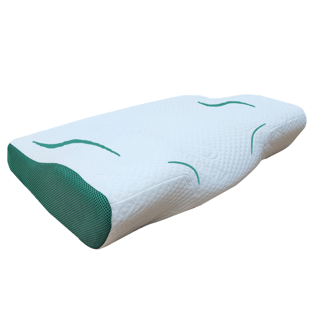 Travesseiro Vitasono Nasa Cervical Anatômico Ajuste Ideal Ergonômico Antialérgico Viscoelástico