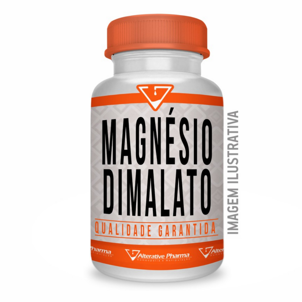 Magnésio Dimalato 550mg 180 Cápsulas em Oferta na Shopee