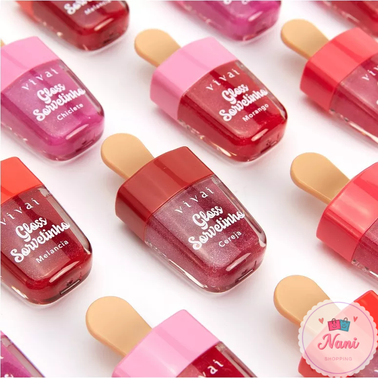Gloss Sorvetinho - Vivai - Brilho Labial/lip Gloss