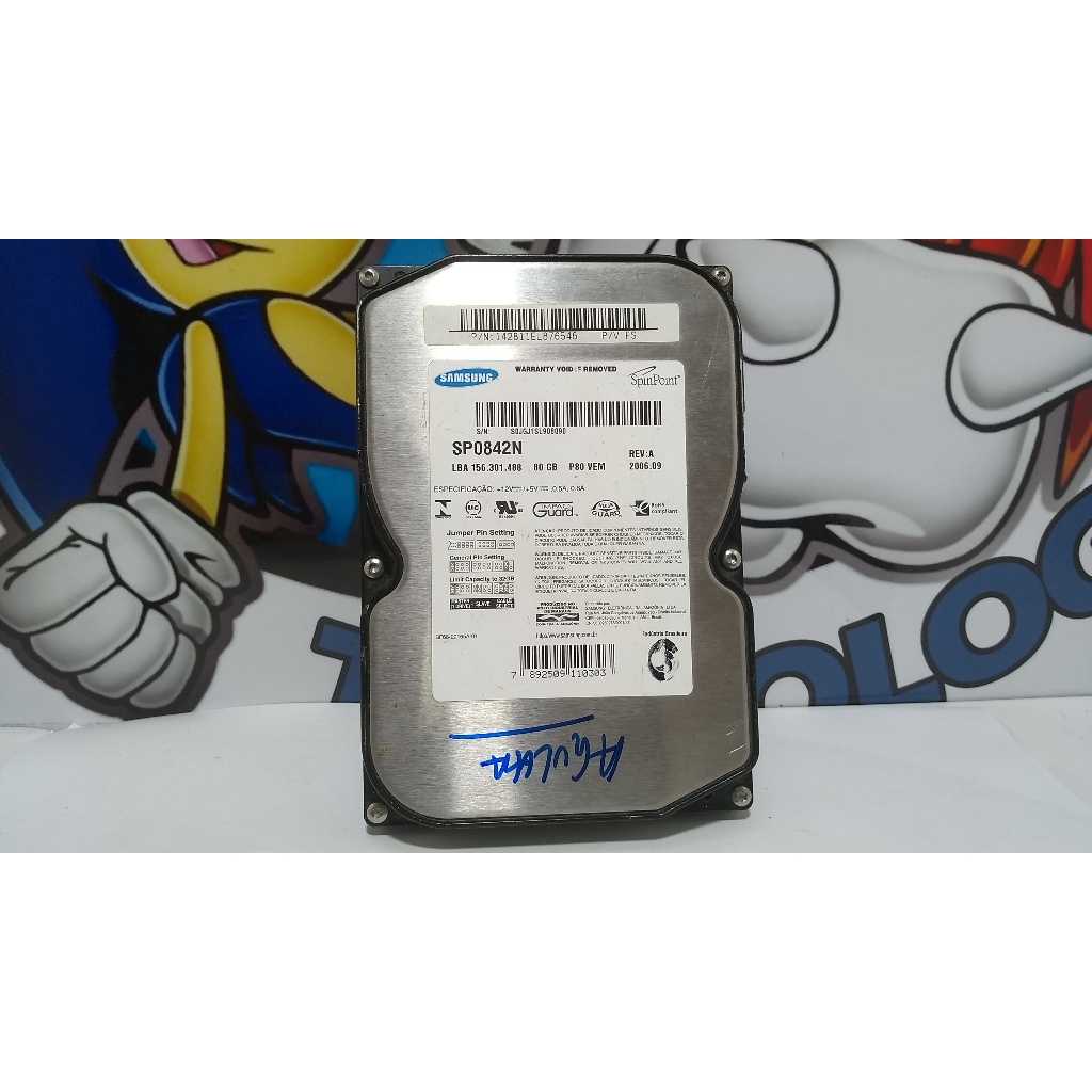 defeito sucata hd sansumg sp0842