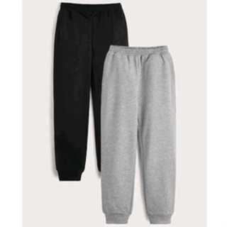 Kit 2 un. Calça Moletom Infantil Flanelada com Punho, Bebê, Juvenil em Oferta na Shopee