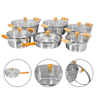 Jogo De Panelas Alumínio Puro Fundido Grosso Polido e Frigideira 20cm em Oferta na Shopee